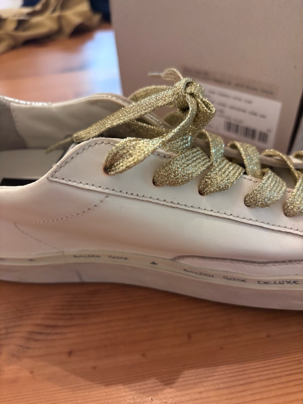 Golden Goose Hi Star with star and metallic silver heel - Picture 11 of 12
